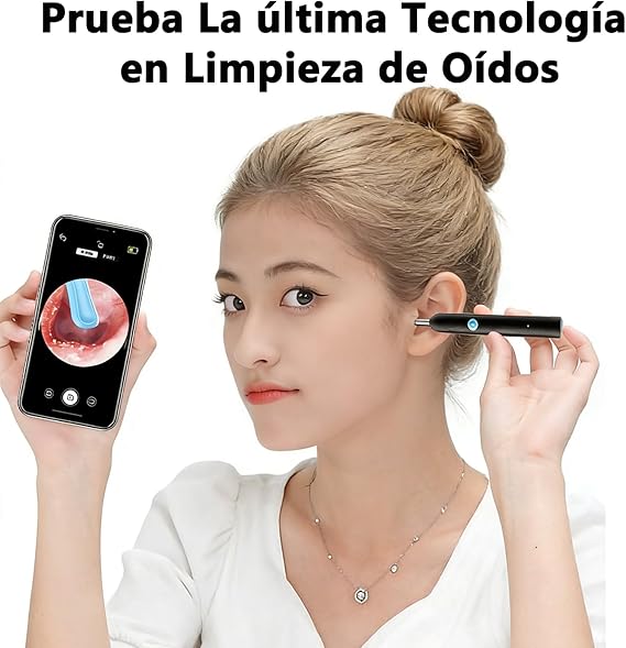 Limpiador de Oidos con Camara AuriClean