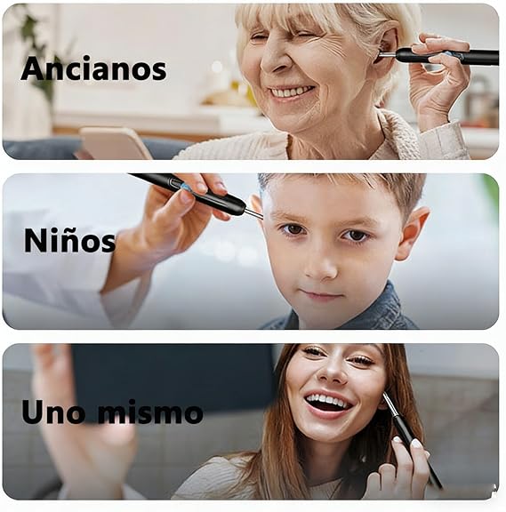 Limpiador de Oidos con Camara AuriClean