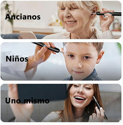 Limpiador de Oidos con Camara AuriClean