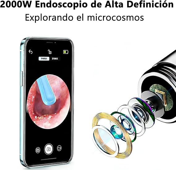 Limpiador de Oidos con Camara AuriClean