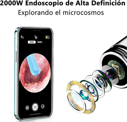 Limpiador de Oidos con Camara AuriClean